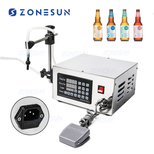 ZONESUN-bomba de diafragma de <span class=keywords><strong>CK</strong></span>-280, máquina de Llenado de líquidos, equipo de embotellado de agua de densidad para Perfume y bebidas - Product Image 1