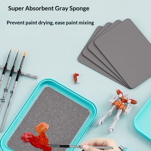 <span class=keywords><strong>Palette</strong></span> de <span class=keywords><strong>peinture</strong></span> Bview Art à 3 couches, rectangulaire, style boîte <span class=keywords><strong>humide</strong></span>, plateau miniature, planche à peindre pour voyage en extérieur, planche à dessin - Product Image 4