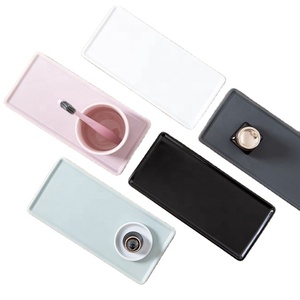 Soap Bottle Tray Vanity Trays Bamboo Bathroom Tray <strong>Bath</strong> Room <strong>Accessories</strong> - Product Image 5