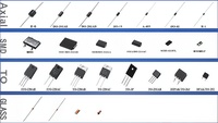 1N4007 DO-41AC 1A 1000V Diode redresseurs 1N4001 1N4002 1N4003 1N4004