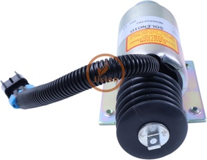 โซลินอยด์หยุดการจ่ายน้ำมันเชื้อเพลิงเครื่องยนต์ 10-01178-02 สำหรับชิ้นส่วนไฟฟ้าของเครื่องจักร โซลินอยด์วาล์วปิดเครื่องยนต์ 12V - Product Image 5