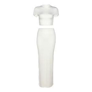 Robes décontractées pour femmes pour le printemps <span class=keywords><strong>et</strong></span> l'été Jupe taille haute enveloppée avec bouton nu Cross-Season Comfort - Product Image 6