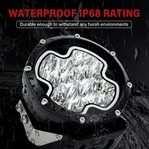 5 אינץ '100w 12v הוביל אור קדמי ענבר לבן 4 x4 ערפל לבן תאור אור מחוץ לכביש הוביל אור ג' יפ רכב צהוב - Product Image 3