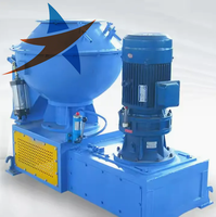Mélangeur de sable en résine de type bol S204 4T/H pour moulage en fonderie et projection de noyaux 7500W Mélange vortex intermittent