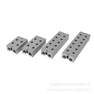 ฐานวาล์วโซลินอยด์รุ่น Canh 3V ซีรีส์ ทำจากอะลูมิเนียม สำหรับระบบลม - Product Image 5