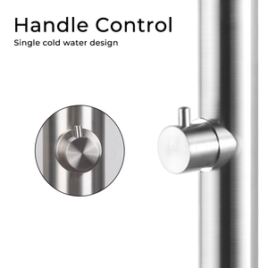 Columna de Ducha Exterior de Acero Inoxidable 316 para Agua Fría, para <span class=keywords><strong>Piscina</strong></span> o Uso en la Playa - Product Image 5