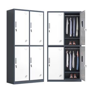 Chất lượng cao kim loại muti-cửa tủ quần áo giá rẻ cho quần áo lưu trữ - Product Image 6