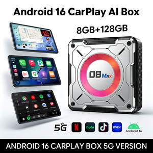 Box AI BMW 5G con Chipset Qualcomm 6350, Adattatore Wireless CarPlay Android Auto per BMW Serie 3 5 7, Box Video per Netflix e YouTube - Product Image 1