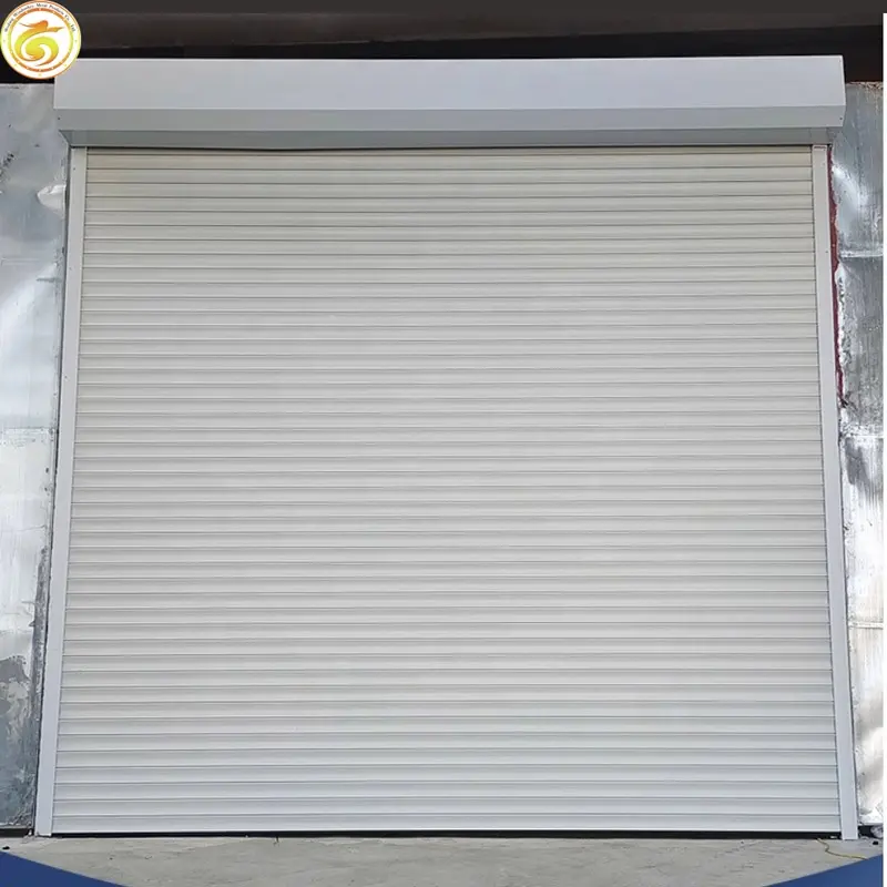 गोदाम की खिड़की और दरवाजे के लिए गैल्वनाइज्ड स्टील/एल्यूमीनियम/सामग्री ट्यूबलर मोटर रोलर शटर औद्योगिक