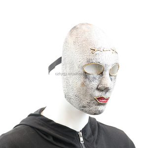 หน้ากากสยองขวัญแบบเต็มหน้า สำหรับงานปาร์ตี้ฮาโลวีน งานเต้นรำสวมหน้ากาก นักฆ่า สำหรับงานเบิร์นแมน ชุดแต่งกายวันหยุด ของตกแต่ง - Product Image 3