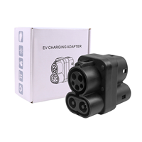 Adaptateur de chargeur rapide DC EV CCS1 vers CCS2 1000V, connecteur portable pour véhicule électrique