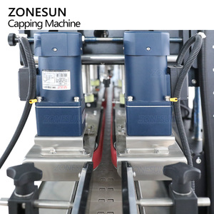 ZONESUN ZS-XG440RS2 Máquina Tapadora de Botellas Automática de Alta Velocidad con Servomotor, Doble Cabezal y 4 Ruedas, con Alimentador de Tapas - Product Image 6