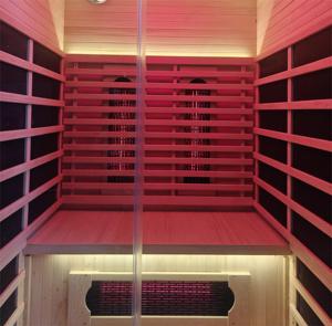 Fournisseur OEM de sauna infrarouge intérieur en bois de hemlock pour 2 personnes avec panneau de commande - Product Image 5