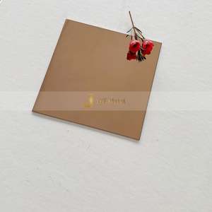 LL166 PVD Coated Rose Gold Stainless Steel <b>Sheets</b> <b>Mirror</b> Surface Bending & Cutting Decorative Plate Competitive - Product Image 1