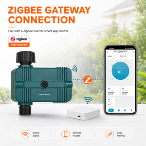 Temporizador de Riego para Jardín TUYA ZIGBEE, Aspersor Inteligente, Controlador de Riego por Goteo, Medidor de Flujo de Agua Integrado - Product Image 5