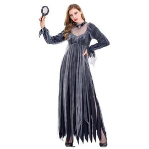Nuevo Disfraz de Halloween de Novia Fantasma Zombi para Mujer, Traje de Vampiresa Diablo para Fiesta de Carnaval y Espectáculo Escénico - Product Image 5
