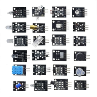 Kit de Démarrage de Modules de Capteurs 45-en-1 avec 16 Types de Capteurs, Mieux que le Kit 37-en-1, Apprentissage Électronique DIY avec Boîte Blanche