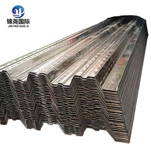 Platelage en métal résistant au <span class=keywords><strong>feu</strong></span> pour bâtiments Feuilles de platelage en acier composite Panneaux de platelage de sol ondulés formés à froid - Product Image 1