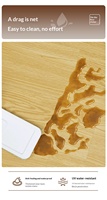 Revêtement de sol LVT transfrontalier auto-adhésif, imitation bois, finition mate, épaissi, résistant à l'usure, imperméable, en plastique, 1,5 mm