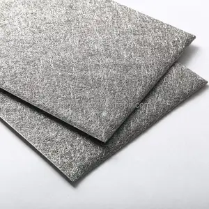 Placa de filtro de fieltro de fibra de titanio sinterizado de alta porosidad para hidrógeno de electrólisis de agua