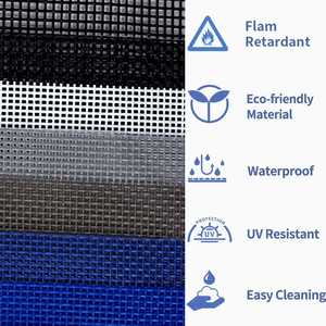 Starunk 100% polyester thân thiện với môi teslin lưới vải PVC tráng cho giải trí ngoài trời ghế bãi biển ghế lưới vải - Product Image 5