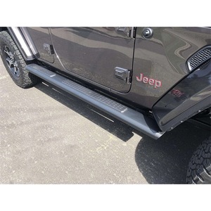 Marchepieds latéraux en alliage d'aluminium pour Jeep Wrangler JK JL tout-terrain, installation par vis, fabriqué en Chine, <span class=keywords><strong>deux</strong></span> portes, quatre portes, hybride 4e - Product Image 4