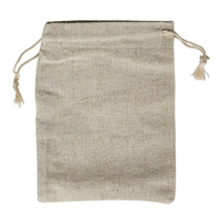 Ornement de bijouterie avec logo personnalisé, plusieurs tailles, pochette en jute, coton, lin, sac à cordon anti-poussière pour le stockage quotidien des colis