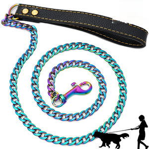Cadenas de Lujo para Perros de Acero Inoxidable Sólido, Impermeables, de Alta Resistencia, Estilo Cubano, Personalizadas, Tipo Hip Hop, Correa Única para Mascotas - Product Image 5