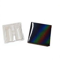 Boîte personnalisée en carton pour flacons avec plateau blister transparent pour bouteilles de sérum cosmétique, impression de logo personnalisée, vente en gros