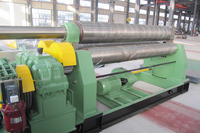 Machine à rouler les métaux à trois rouleaux symétriques automatique de petite taille W11-20X2000 pour tôles minces galvanisées, aluminium et acier inoxydable