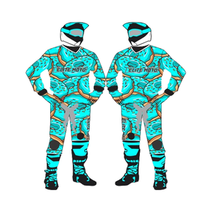 Combinaison de vélo d'hiver pour hommes avec veste en cuir pour motos - Product Image 1