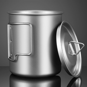 Pentola da Picnic Portatile in Acciaio Inox con Coperchio Alto per Cucina all'Aperto - Product Image 5