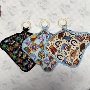 RTS Sevimli Rahat Bebek Battaniyesi Yumuşak Bambu Battaniye Düğme Kapamalı Baskılı Desen - Product Image 6