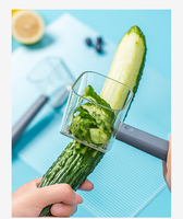 Couteau à éplucher les fruits et légumes en acier inoxydable et plastique de haute qualité