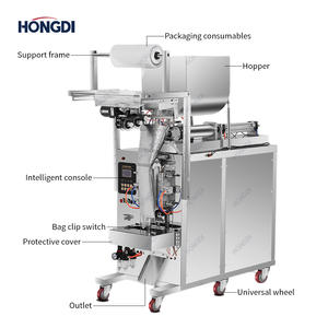 Máquina Automática Eléctrica para Llenado y Sellado de Líquidos y Pastas en Bolsas/Películas, Equipo Industrial para Envasado y Sellado de Alimentos - Product Image 3