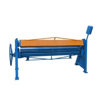 RONGWIN Cintreuse à plaques pliante/plieuse Fournisseur de machines-outils Mini hydraulique manuelle mécanique Aluminium de 6m de longueur fournie