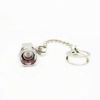 Conector hembra SMA 50Ohm RF con carcasa de acero inoxidable y tipo de conector de cadena de metal