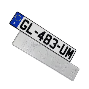 Aluminium Diy Decoratieve Kentekenplaat Accessoire Reflecterende Folie Voor Usa/Europese/Brazilië/Curacao Grootte Kentekenplaat - Product Image 4