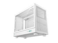 DeepCool CH160 PLUS Black Portable MATX PC Case,Tempered Glass Side Panel,Mesh Airflow Panel,Support 240mm AIO Cooler