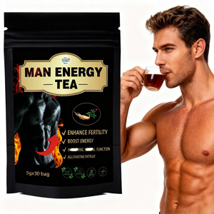 Thé aux herbes naturelles biologiques pour l'amélioration masculine, stimulant l'endurance et la <span class=keywords><strong>vitalit</strong></span>é, améliore la fonction sexuelle - Product Image 1