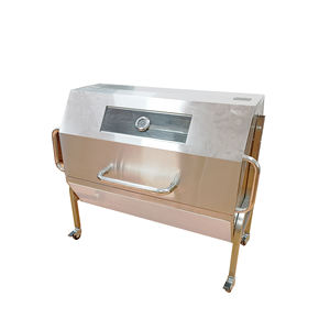 Grill Rotisserie Commercial à Charbon de Bois en Acier Inoxydable 304 à Chauffage Infrarouge pour Porc <span class=keywords><strong>Entier</strong></span>, Agneau, <span class=keywords><strong>Poulet</strong></span> – Idéal pour Fêtes en Extérieur - Product Image 2