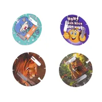 Nouveau Produit Usine personnalisée pp tazos pogs 3d puzzle spinner carte pour enfants cadeau