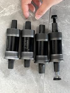 Pédalier de VTT carré BB68 essieu fileté avec <span class=keywords><strong>roue</strong></span> arrière de vélo BB68x113/120/122.5/126mm pour la conduite en montagne - Product Image 2