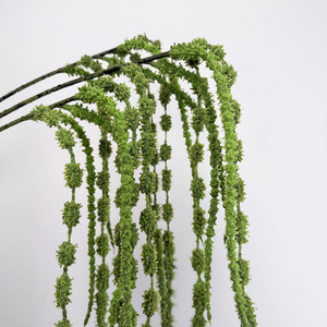 112cm Novedad: Follaje Artificial <span class=keywords><strong>de</strong></span> Amaranto <span class=keywords><strong>de</strong></span> Espuma para Colgar, Decoración Verde para <span class=keywords><strong>Arreglos</strong></span> Florales <span class=keywords><strong>de</strong></span> Boda - Product Image 3