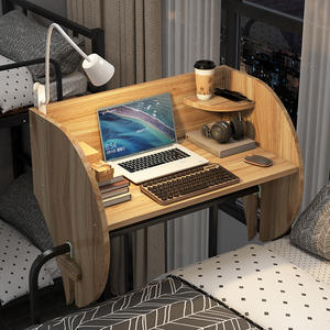 Cross-Disciplinary University Student Dormitory <b>Bed</b> with Floating Desk <b>Bunk</b> <b>Bed</b> Study Desk Lazy Writing Desk with Storage Table - Product Image 2