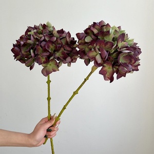 Fiori artificiali 48cm in lattice verde <span class=keywords><strong>viola</strong></span> fiori artificiali di alta qualità per <span class=keywords><strong>la</strong></span> decorazione di nozze - Product Image 1