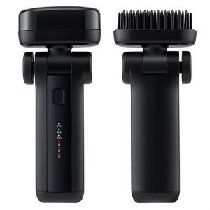 Cepillo Alisador <span class=keywords><strong>de</strong></span> Barba y <span class=keywords><strong>Cabello</strong></span> Inalámbrico Giratorio con Logotipo Personalizado, Cepillo Calentado Inalámbrico Portátil Tipo-C con Cubierta Recargable - Product Image 2