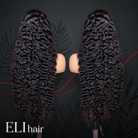 Perruque bouclée naturelle birmane en gros, densité 300%, dentelle transparente, perruques de cheveux humains bouclés birmanes, 100% perruque birmane originale brute