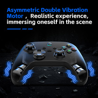 Manette de jeu sans fil OEM G6 Six axes Sensation corporelle Joystick à effet Hall Manette de jeu BT 5.3 2.4GHz Multiplateforme Android/iOS