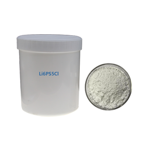 Polvo de electrolito sólido de cloruro de azufre de fósforo de litio Li6PS5Cl LPSCl de alta conductividad iónica para batería de iones de litio - Product Image 1